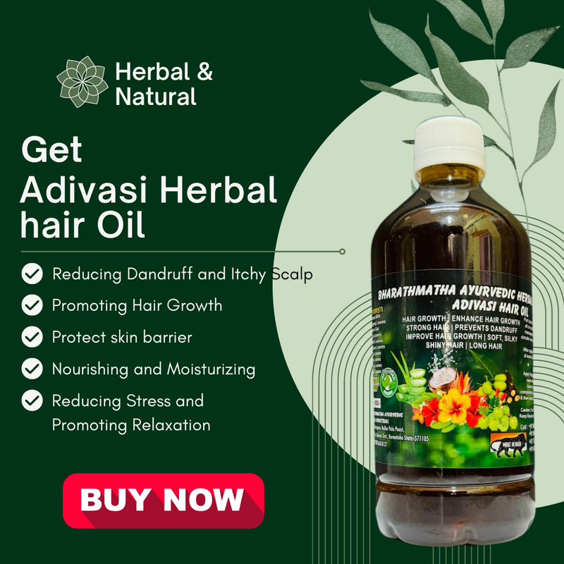 Adivasi herbal hair oil(4.9 ⭐⭐⭐⭐⭐ 94,553k+ REVIEWS)