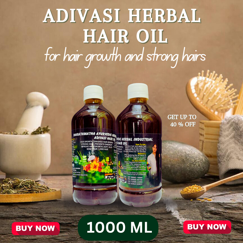 Adivasi herbal hair oil(4.9 ⭐⭐⭐⭐⭐ 94,553k+ REVIEWS)